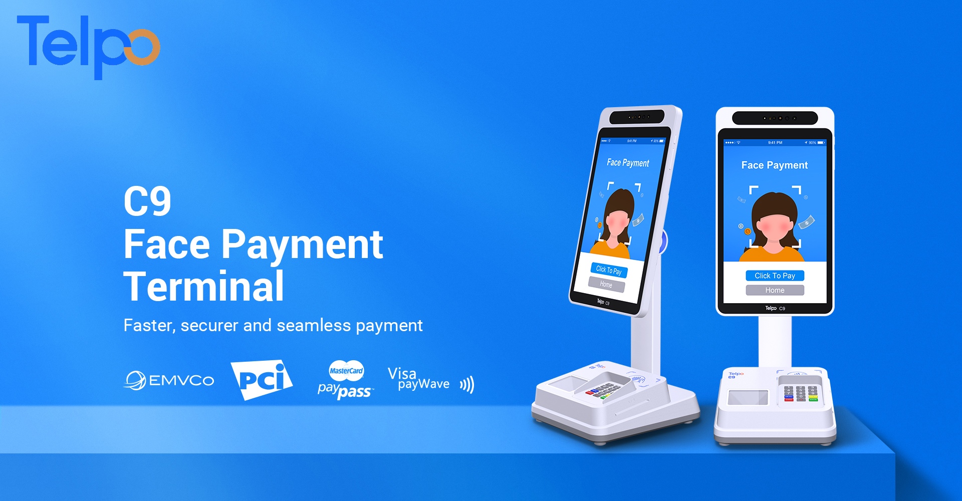 Facial payment terminal Telpo C9